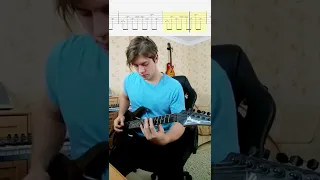 Sweet Child O' Mine (Guitar Harmonics Cover + Screen Tabs) #short