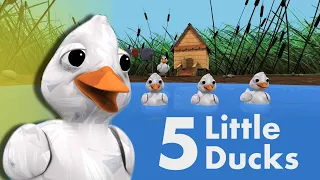 Five Little Ducks Song | Duck Friends | Children's Nursery Rhyme | The Nursery Channel