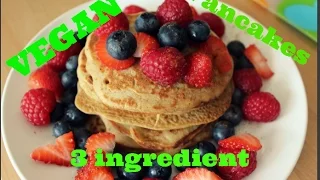 ПОЛЕЗНЫЕ БЛИНЫ 3 ингредиента/Веганские/3 ingredient vegan pancakes