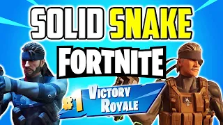 I Played As Solid Snake In Fortnite So You Don't Have To