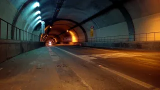 Hayabusa fly-by in a tunnel