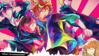 Haikyuu!! 3rd Season opening Full Nightcore『Hikari Are - BURNOUT SYNDROMES』