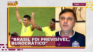 BRASIL foi PREVISÍVEL e BUROCRÁTICO contra SUÍÇA; vitória foi PROTOCOLAR, diz MAURO CEZAR
