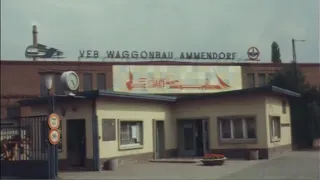 GDR. Halle (Saale). Ammendorf/Beesen. VEB Waggonbau Ammendorf  31.07.1982