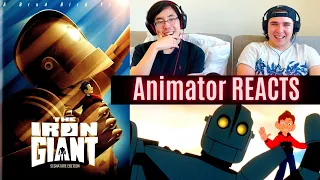 FIRST TIME WATCHING: The Iron Giant...that's VIN DIESEL (animator reacts)