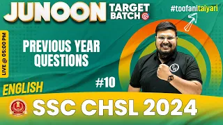 SSC CHSL 2024 | SSC CHSL English | SSC CHSL English PYQ #10 | SSC CHSL 2024 Preparation | Bhragu Sir