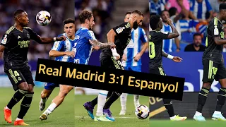 Real Madrid 3:1 Espanyol- Extended highlights and all goals🔥Benzema!!