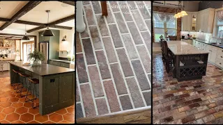 home decor brick floor kitchen design #brick #flooring #floordecor #flooringtips #homedecor