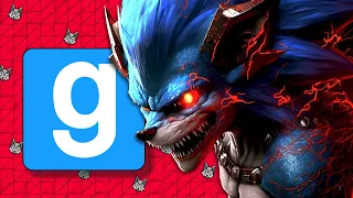 Gmod: HIDE AND SEEK FROM DEMON SONIC! (Garry's Mod Funny Moments)