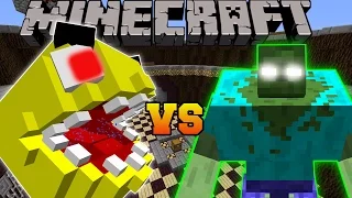 Minecraft: PACMAN VS MUTANT ZOMBIE - Minecraft Mob Battles - Modded Mini-Game