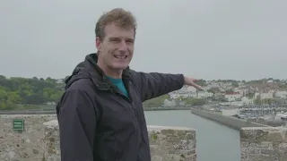 Dan Snow at Castle Cornet