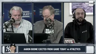 "Didn't Say a Word!" Aaron Boone Thrown Out! Yankees News - TMKS Michael Kay Show