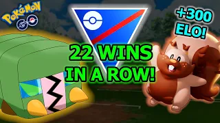 22 Win Streak! Amazing Great League Team | Route to Legend Rank Pokémon Go Battle League PVP