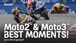 Best Moto2™ & Moto3™ Moments! 🎢| 2024 #PortugueseGP 🇵🇹