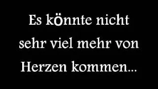 Metallica - Nothing else matters (German lyrics deutscher Text)