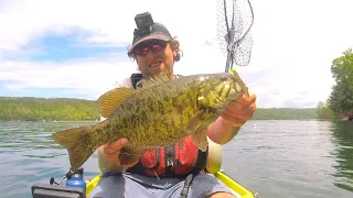 Tough Bass Fishing in Hot Weather (Finger Lakes, NY)