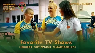 Favorite TV Shows | 2019 World Championships