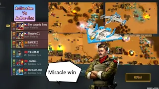 art of war 3. active clan battle. miracle win