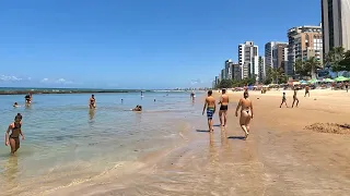 BANHO DE MAR PISCINAS NATURAIS MARÉ-BAIXA BOA VIAGEM RECIFE