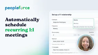 🔄 Introducing recurring 1:1 meetings - build trust and transparent communication with your team