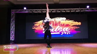 Carine y Rafael (Brazil) Salsa Performance at World Salsa Fest 2022 Burbank