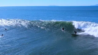 Surfing Overhead Ventura Point California SURF