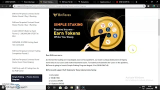 Bittforex Simple Staking Passive Income || Credit 60%| Tron Eos Atom Tomo,BNB