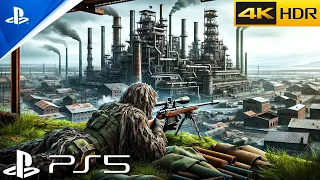 WAR FACTORY (PS5) Immersive ULTRA Graphics Gameplay [4K60FPS] Sniper Elite 5