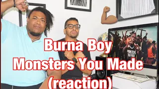 Burna Boy - Monsters You Made (reaction)