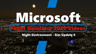 Microsoft Flight Simulator 2020 Sim Update 6 - Night Environment - Still impressive