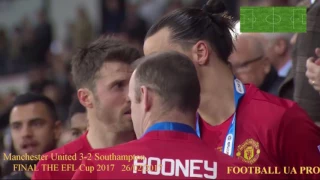 Manchester United 3-2 Southampton. FINAL. 26/02/2017. Highlights [HD]]