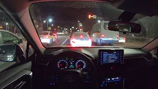 2020 TOYOTA RAV4 2.0L (149HP) CVT 4WD. POV TEST DRIVE+NIGHT TIME.