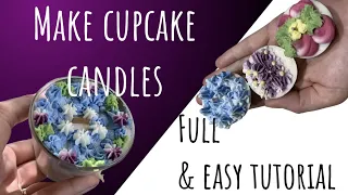 Full Instructions For Cupcake Candle | How To Whip Wax | So You Want To Make Cupcake Candles