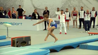 MALKIN Mikhail (AZE) - 2018 Trampoline Worlds, St. Petersburg (RUS) - Qualification Tumbling R2