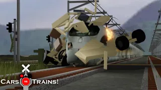 Roblox Cars vs Trains! [Poland!] #7