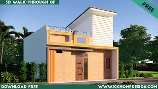 Small village house 2 bedroom || ghar ka naksha 24x26 feet || village home plan#95
