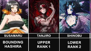 DEMON SLAYER CHARACTER SWAP | Hashira as Demon | Upper/Lower Rank as Hashira | AnimeSkill