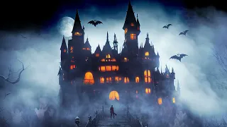 Halloween Music & Ambience 🎃 Haunted House Ambience - Dark Castle at Night