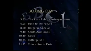 Working Mother Blues: BBC1 Junctions, News and Weather, Christmas Day 1990