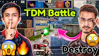 ADMINO & Simp Destroy TDM Battle🥵 | GodL vs GenXFM 2v2🔥✅