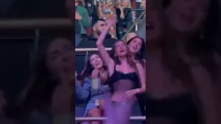 kendall jenner and hailey bieber dancing at harry styles' concert