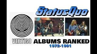 Status Quo Vertigo albums ranked #vc #vinylcommunity