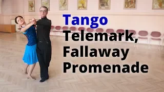 Tango Basic Lesson | Open Telemark and Fallaway Promenade, Closed Promenade