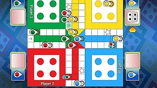 Ludo king game in 4 players | Ludo king 4 players | Ludo gameplay