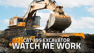 Caterpillar 395 Excavator Moving Dirt | Muschlitz Excavating | Watch Me Work Episode 1