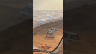 Land Cruisers and Nissan Patrol in action at Desert