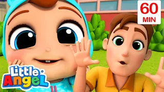Let's Play Peekaboo! | Little Angel - Sports & Games Cartoons for Kids