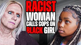 Racist Woman Crosses the line with Black Girl 😳