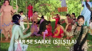 SILSILA Lata Mangeshkar, Kishore Kumar   Sar Se Sarke