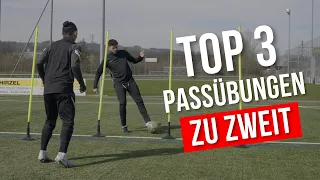 Fussball Passübungen | Zu zweit das Passspiel EFFEKTIV trainieren